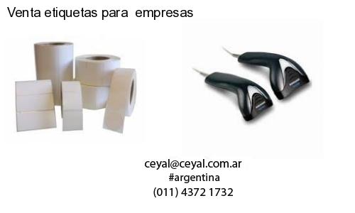 Venta etiquetas para  empresas