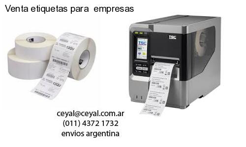 Venta etiquetas para  empresas