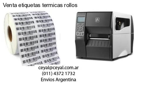 Venta etiquetas termicas rollos