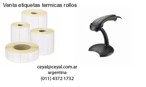 Venta etiquetas termicas rollos