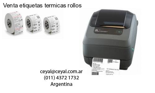 Venta etiquetas termicas rollos