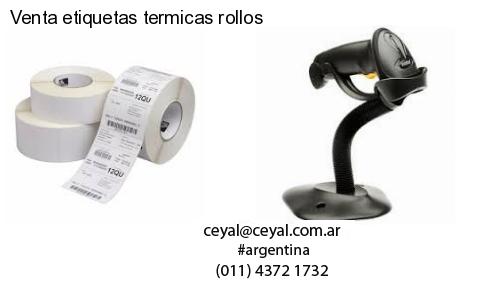 Venta etiquetas termicas rollos