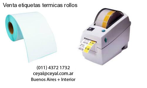 Venta etiquetas termicas rollos