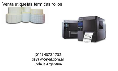 Venta etiquetas termicas rollos