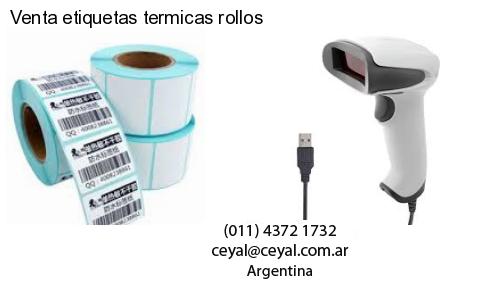 Venta etiquetas termicas rollos