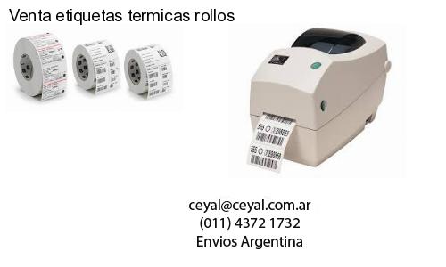 Venta etiquetas termicas rollos