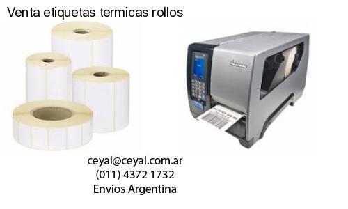 Venta etiquetas termicas rollos