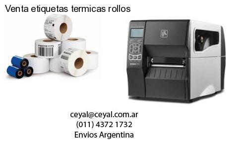 Venta etiquetas termicas rollos