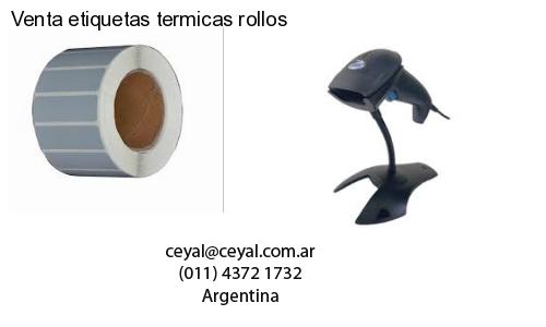 Venta etiquetas termicas rollos