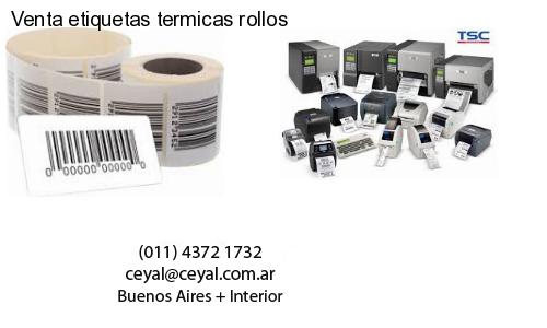 Venta etiquetas termicas rollos