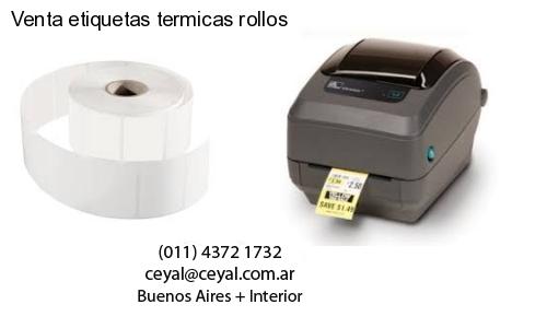 Venta etiquetas termicas rollos