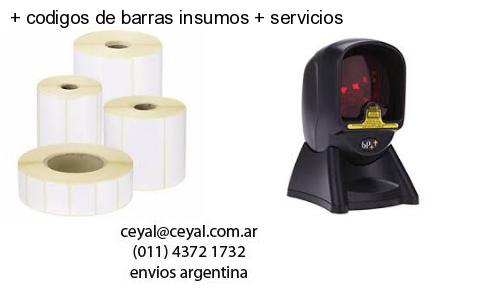   codigos de barras insumos   servicios