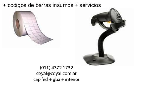   codigos de barras insumos   servicios