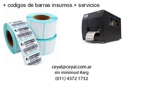 codigos de barras insumos servicios