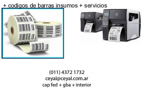   codigos de barras insumos   servicios
