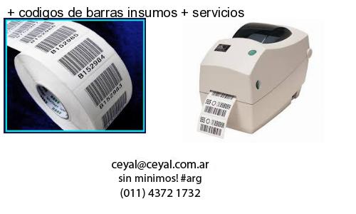   codigos de barras insumos   servicios