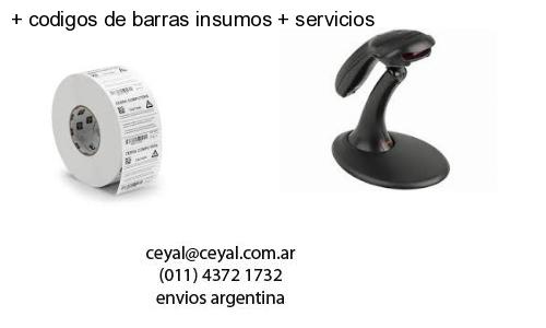 codigos de barras insumos servicios