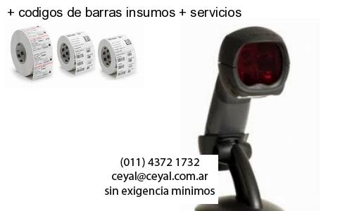   codigos de barras insumos   servicios