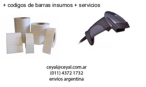   codigos de barras insumos   servicios
