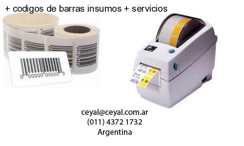   codigos de barras insumos   servicios