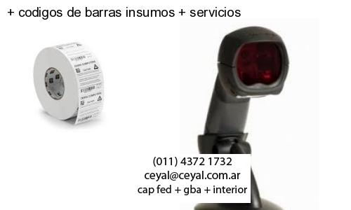   codigos de barras insumos   servicios