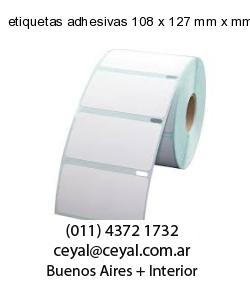 etiquetas adhesivas 108 x 127 mm x mm