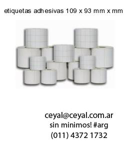 etiquetas adhesivas 109 x 93 mm x mm