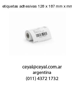 etiquetas adhesivas 128 x 187 mm x mm