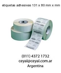 etiquetas adhesivas 131 x 80 mm x mm