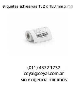 etiquetas adhesivas 132 x 158 mm x mm