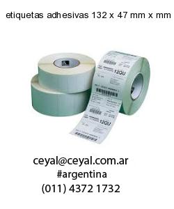 etiquetas adhesivas 132 x 47 mm x mm