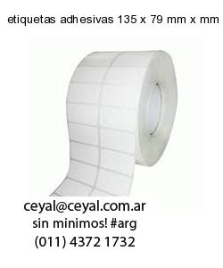 etiquetas adhesivas 135 x 79 mm x mm