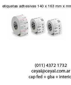etiquetas adhesivas 140 x 163 mm x mm