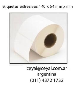 etiquetas adhesivas 140 x 54 mm x mm