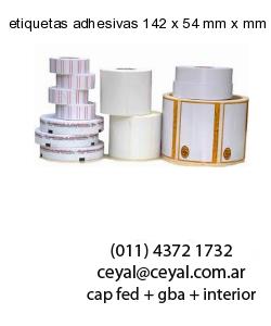etiquetas adhesivas 142 x 54 mm x mm