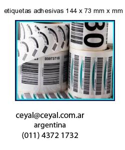 etiquetas adhesivas 144 x 73 mm x mm