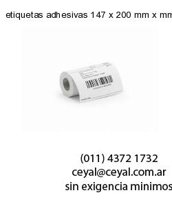 etiquetas adhesivas 147 x 200 mm x mm
