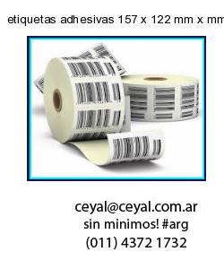 etiquetas adhesivas 157 x 122 mm x mm