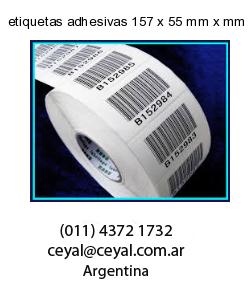 etiquetas adhesivas 157 x 55 mm x mm