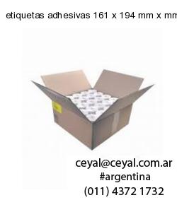 etiquetas adhesivas 161 x 194 mm x mm