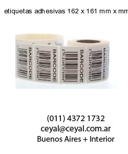 etiquetas adhesivas 162 x 161 mm x mm