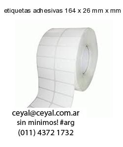 etiquetas adhesivas 164 x 26 mm x mm