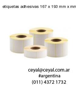 etiquetas adhesivas 167 x 193 mm x mm