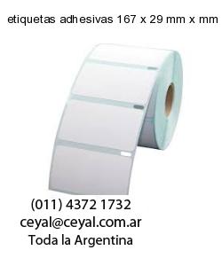 etiquetas adhesivas 167 x 29 mm x mm