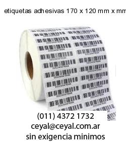 etiquetas adhesivas 170 x 120 mm x mm
