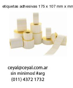etiquetas adhesivas 175 x 107 mm x mm