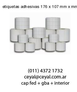 etiquetas adhesivas 176 x 107 mm x mm