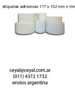 etiquetas adhesivas 177 x 152 mm x mm