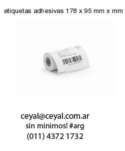 etiquetas adhesivas 178 x 95 mm x mm