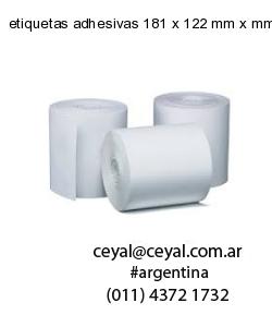 etiquetas adhesivas 181 x 122 mm x mm
